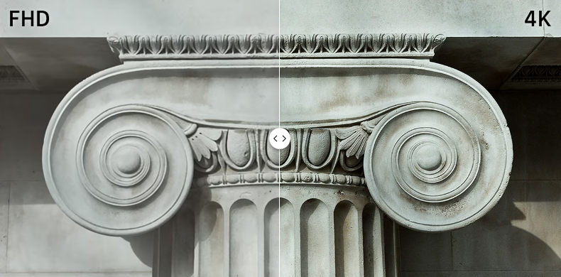 Stunning screen resolution